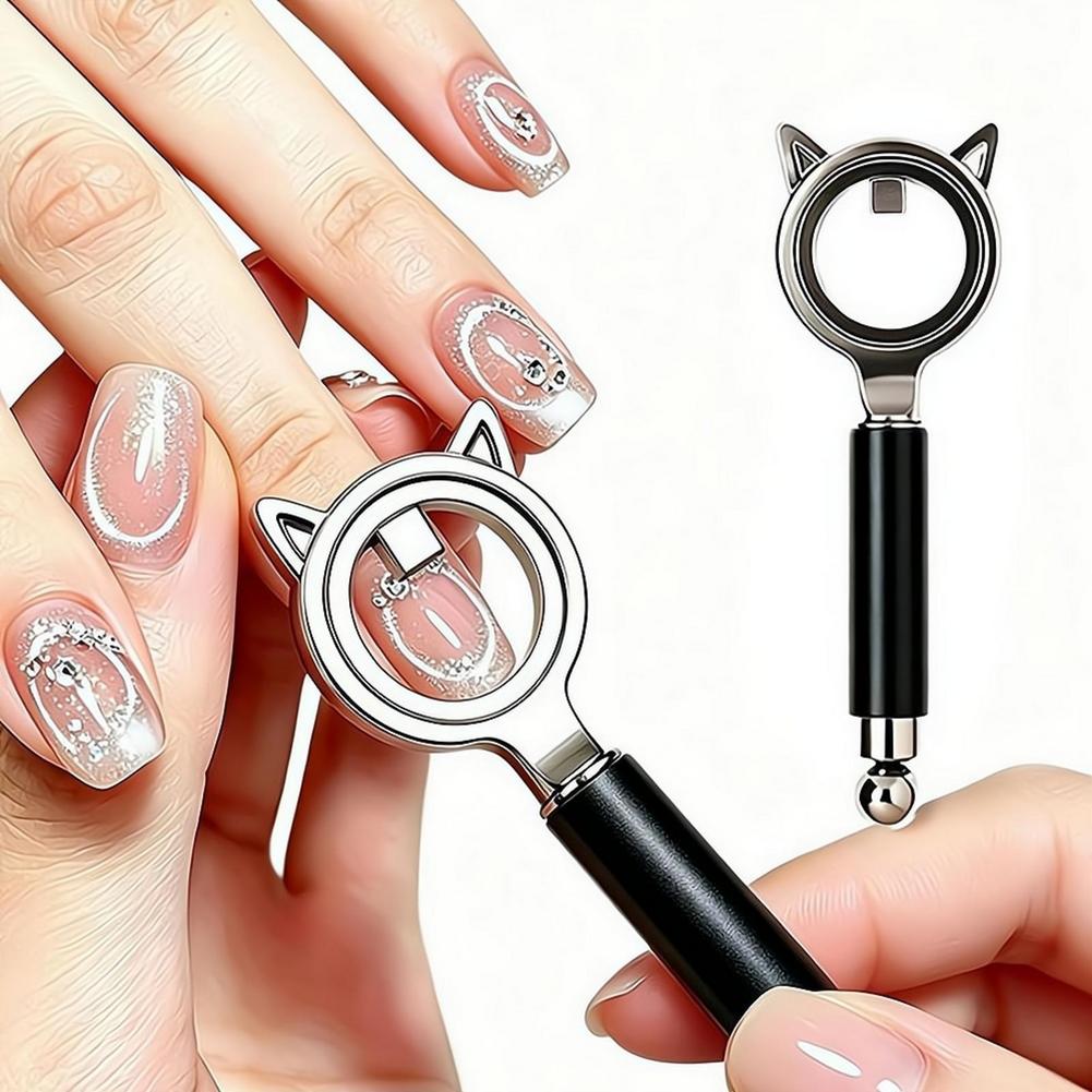 Nail Art One Stroke - Multifunctional Cat Eye Ring Magnet Professional