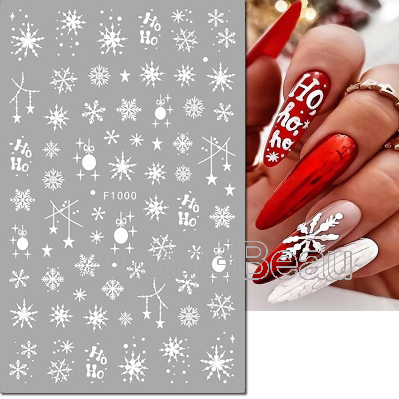 3d Nail Art Stickers Christmas - Nail Art Xmas Tree review and price