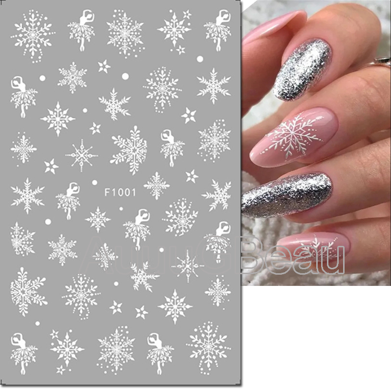 3d Nail Art Stickers Christmas - Nail Art Xmas Tree review and price