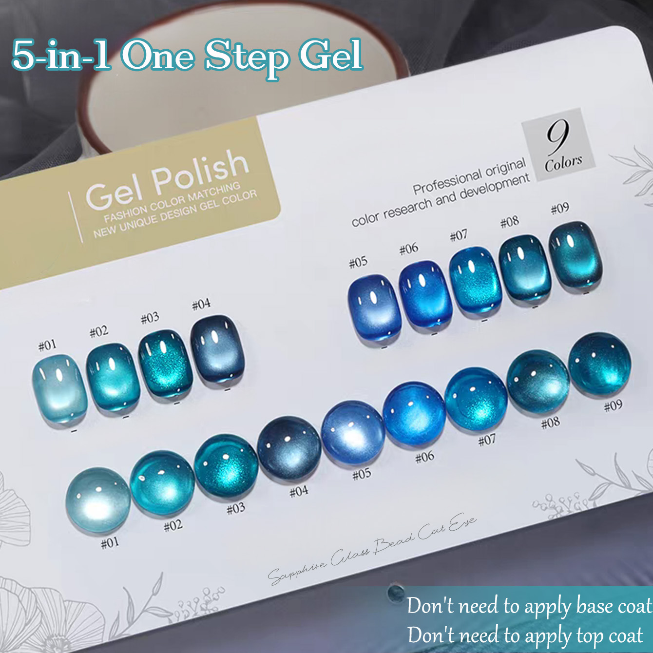 WS 5-in-1 One-Step New Sapphir - Nail Art One Stroke review and price