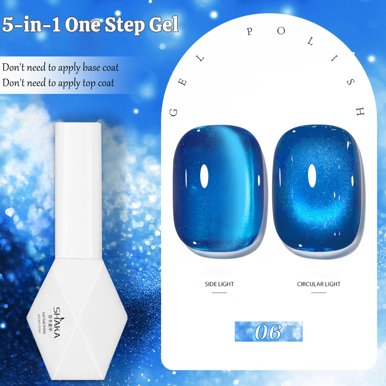 WS 5-in-1 One-Step New Sapphir - Nail Art One Stroke review and price