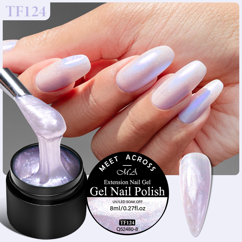 MEET ACROSS 8ml Aurora Extensi - Nail Art Violet review and price