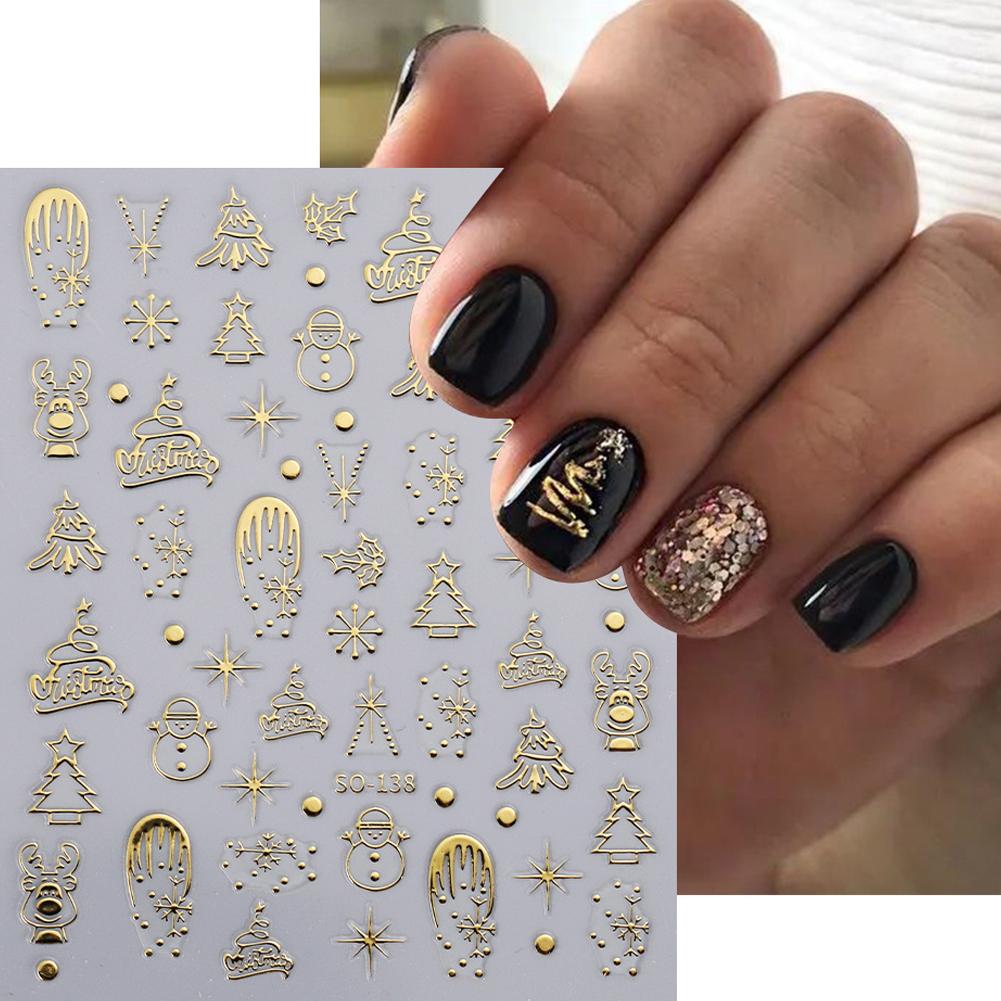 Christmas Nail Art Stickers Na - Nail Art Xmas Tree review and price