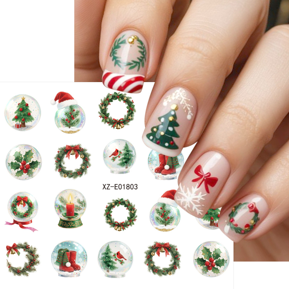 30pcs/set Christmas Nail Art S - Nail Art Xmas Tree review and price