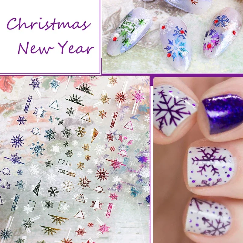 Xmas Nails Stickers Winter San - Nail Art Xmas Stickers review and price