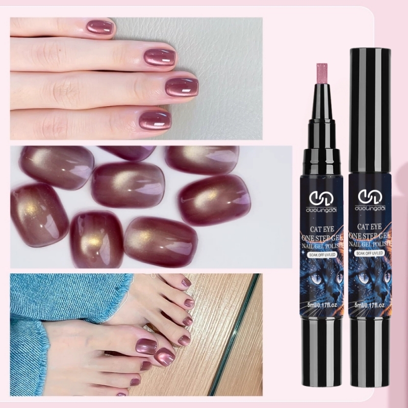 One-Step Gel Polish & Cat Eye  - Nail Art One Stroke review and price