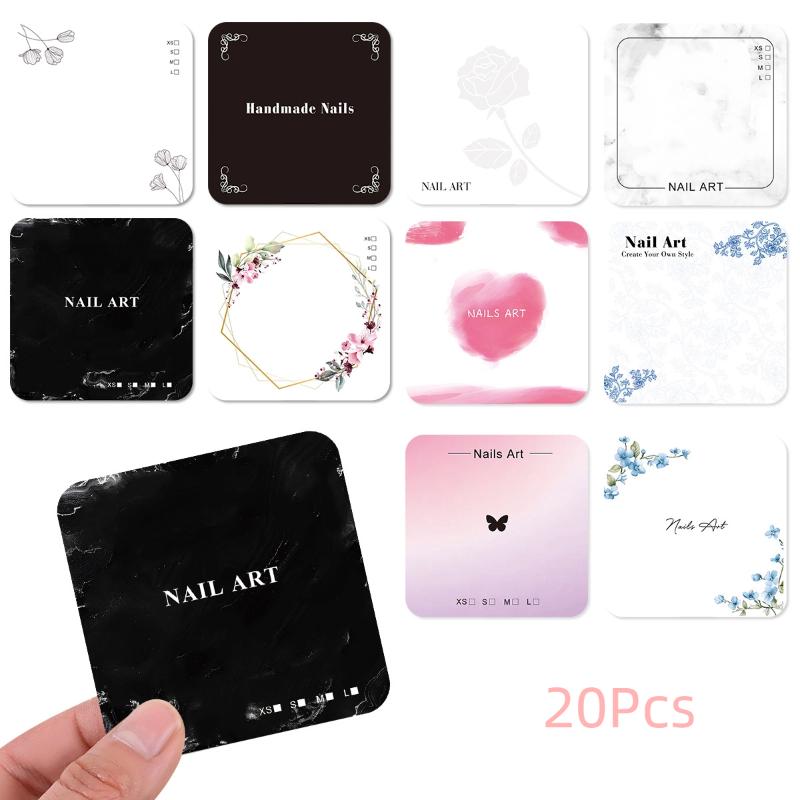 Z.20Sheets Press On Nail Botto - Nail Art Zone review and price