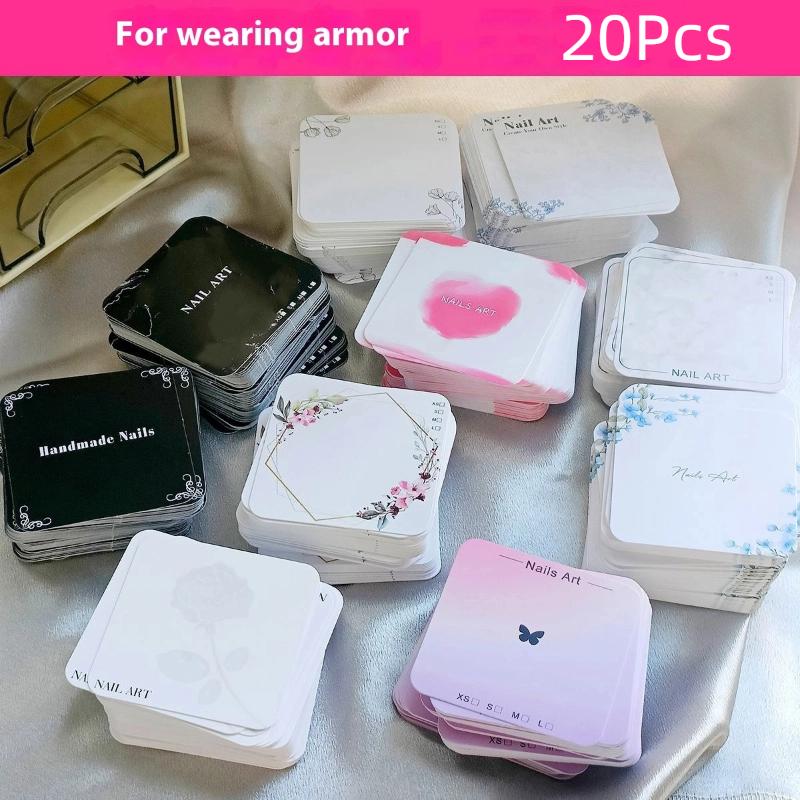 Z.20Sheets Press On Nail Botto - Nail Art Zone review and price