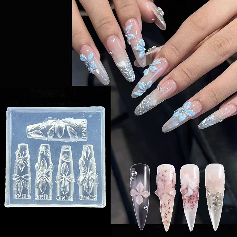 Z. 3D Flowers Nail Mold DIY Si - Nail Art Zone review and price