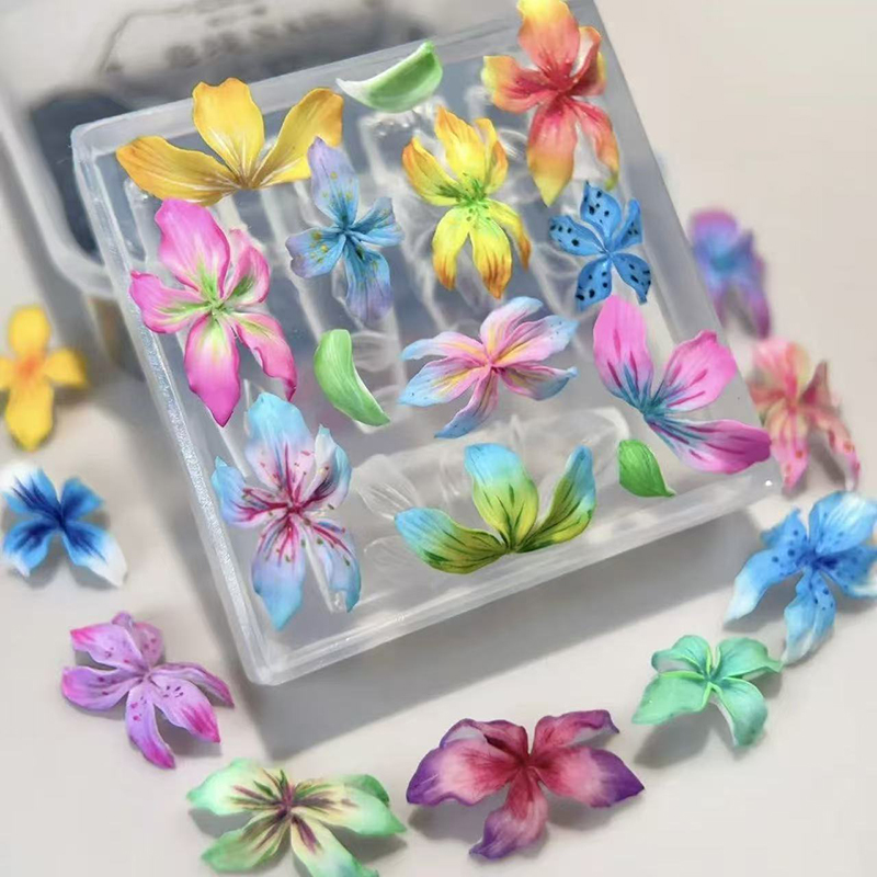 Z. 3D Flowers Nail Mold DIY Si - Nail Art Zone review and price
