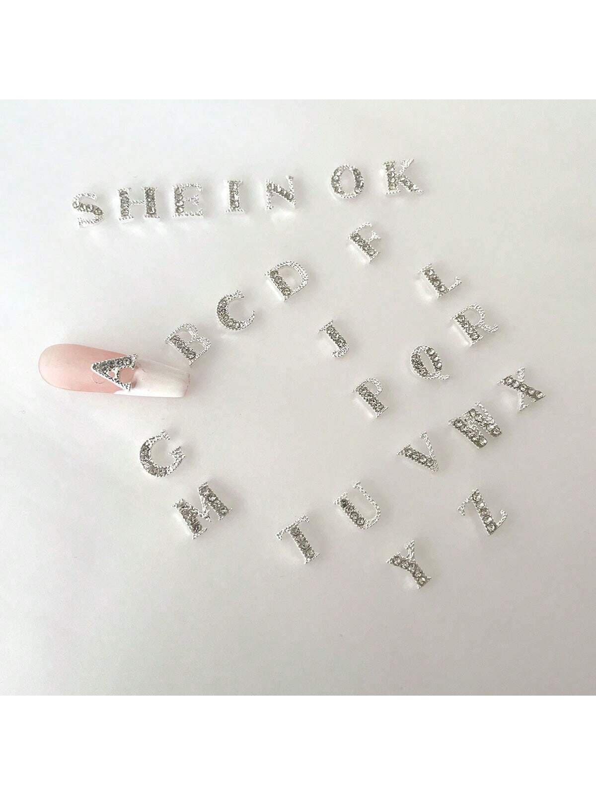 26pcs/pack A To Z Alphabet Sha - Nail Art Zone review and price