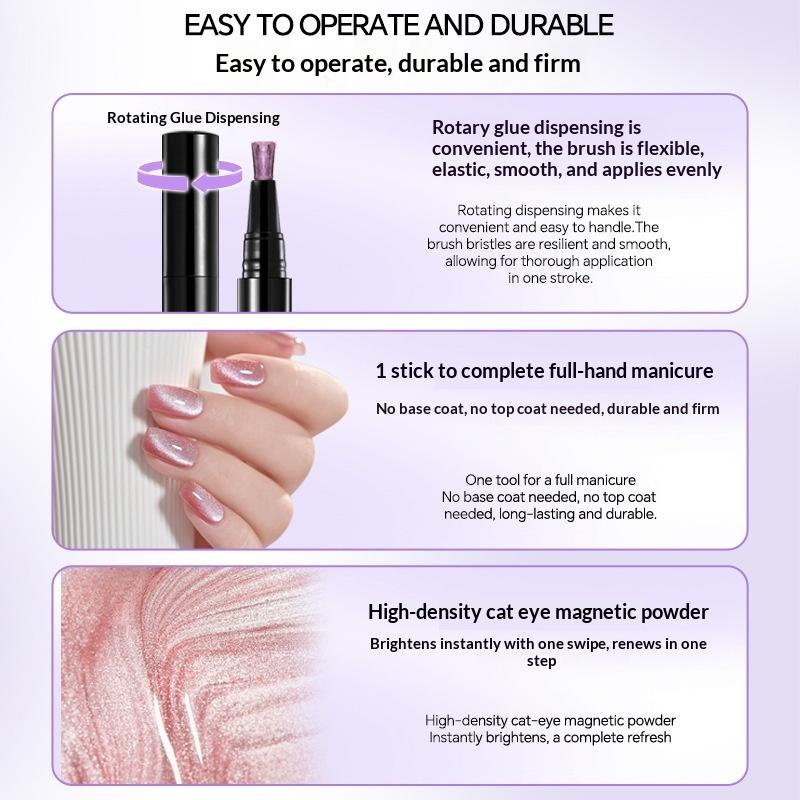 3ML One Step Cat Eye Gel Nail  - Nail Art One Stroke review and price