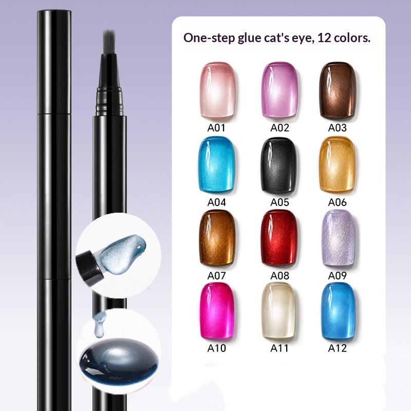 3ML One Step Cat Eye Gel Nail  - Nail Art One Stroke review and price