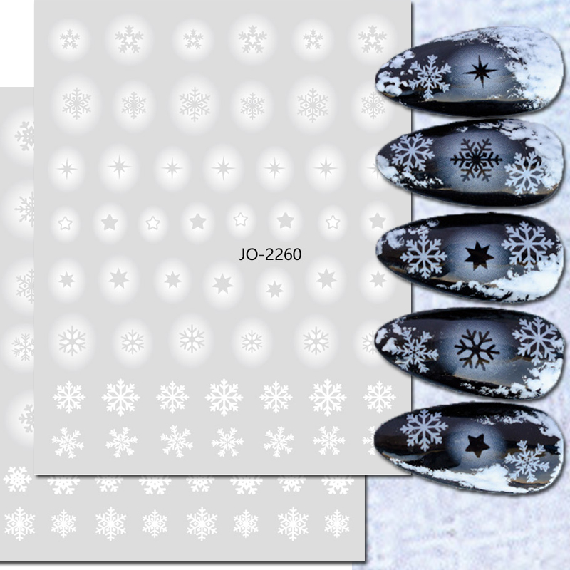 Nail Art 3d Decals White Hollo - Nail Art Xmas Tree review and price