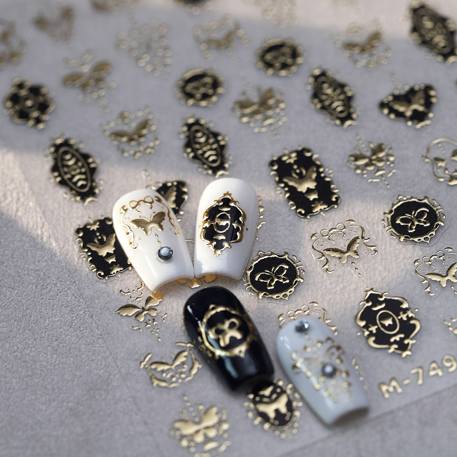 TENSOR NAIL Vintage Black Gold - Nail Art Elegan review and price