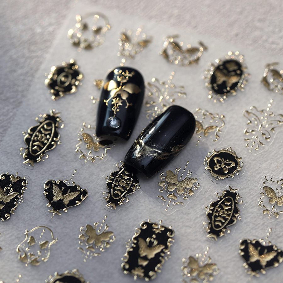 TENSOR NAIL Vintage Black Gold - Nail Art Elegan review and price