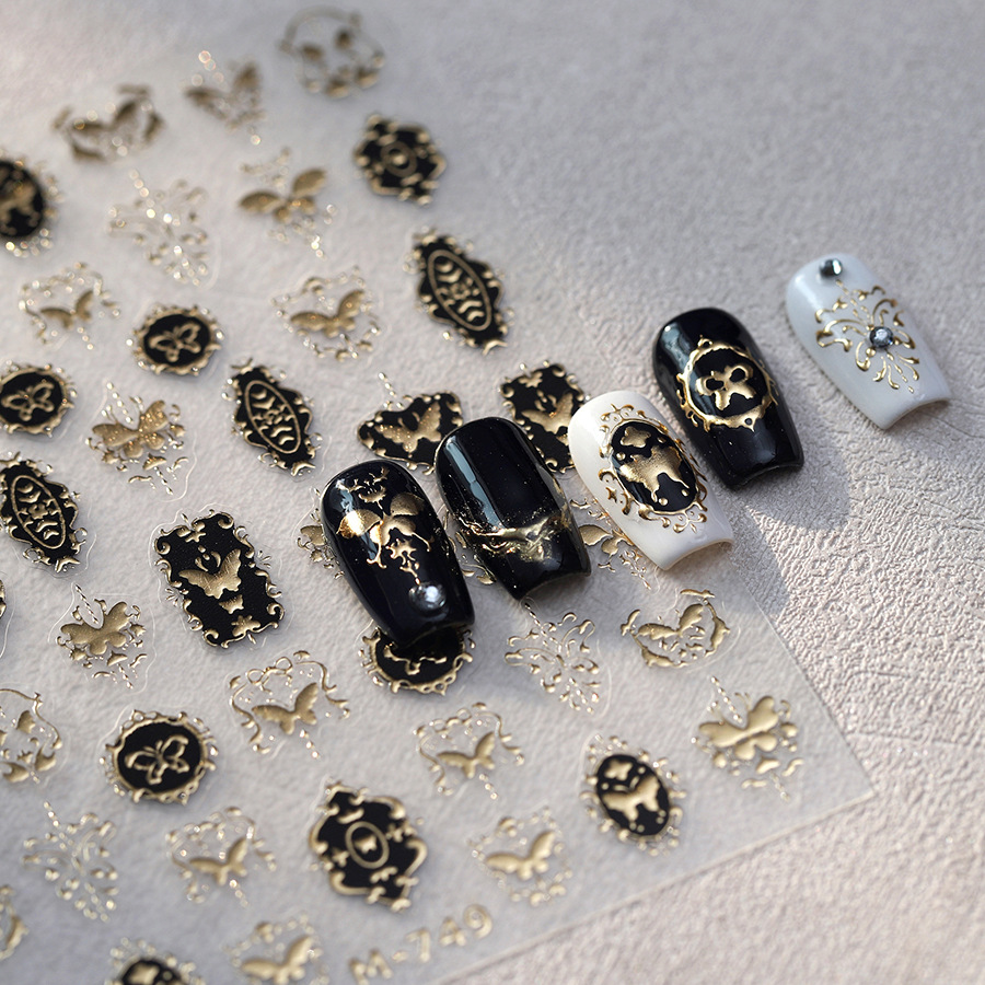 TENSOR NAIL Vintage Black Gold - Nail Art Elegan review and price