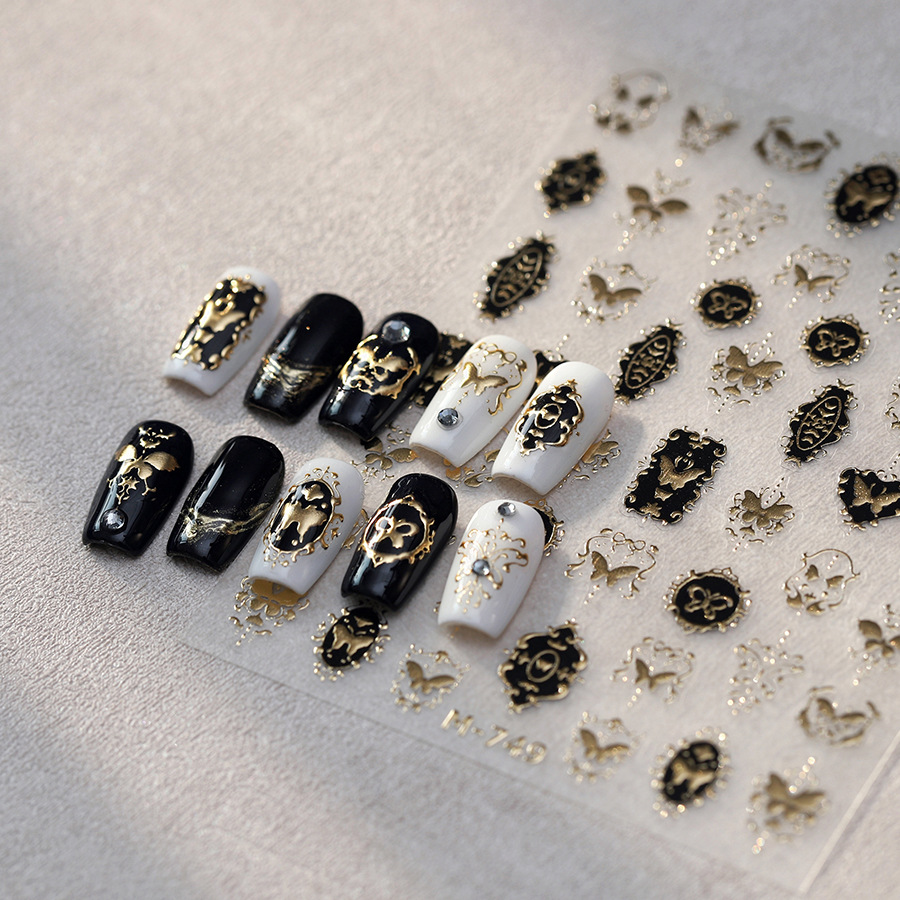 TENSOR NAIL Vintage Black Gold - Nail Art Elegan review and price