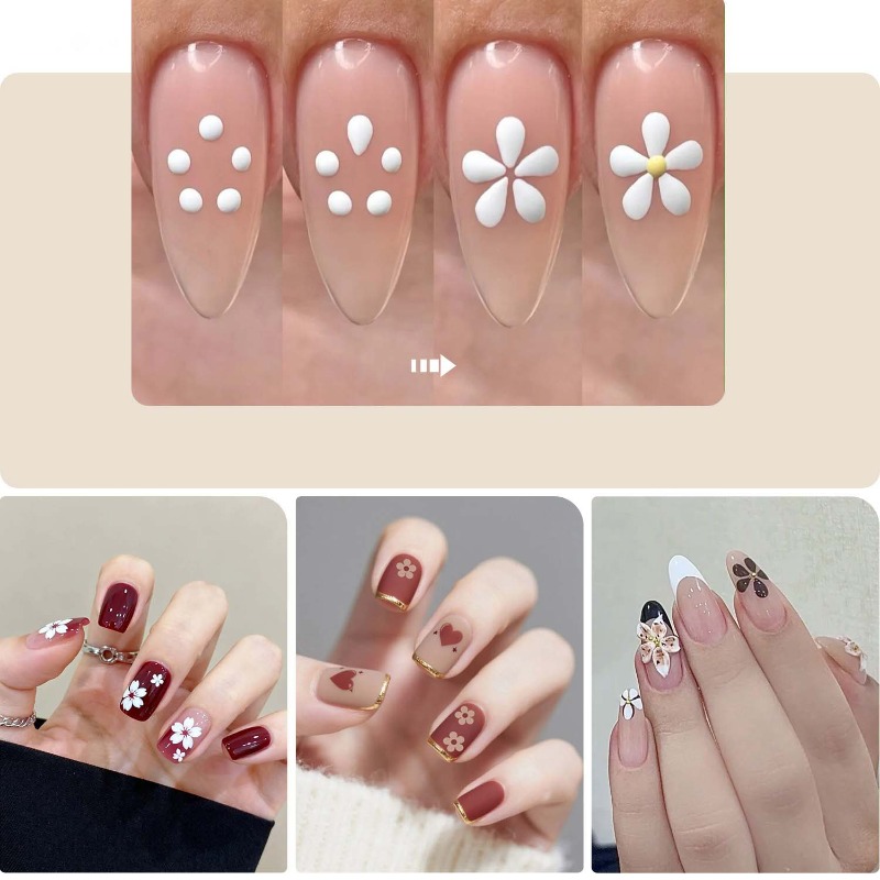 5 Petal Flower Nail Dotting Pe - Nail Art One Stroke review and price