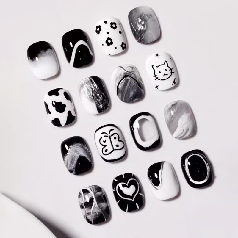 UR SUGAR 3 IN 1 Black White 1- - Nail Art One Stroke review and price