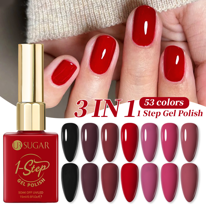 UR SUGAR 15ml 1 Step Gel Polis - Nail Art One Stroke review and price