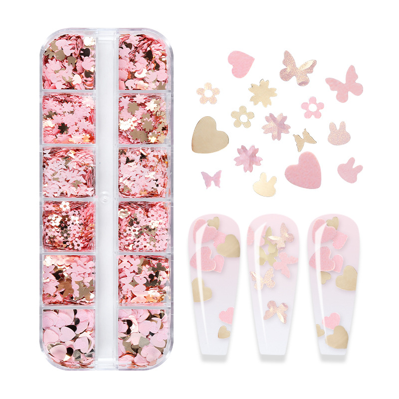 Mix Color Fluorescent Butterfl - Nail Art Extension review and price