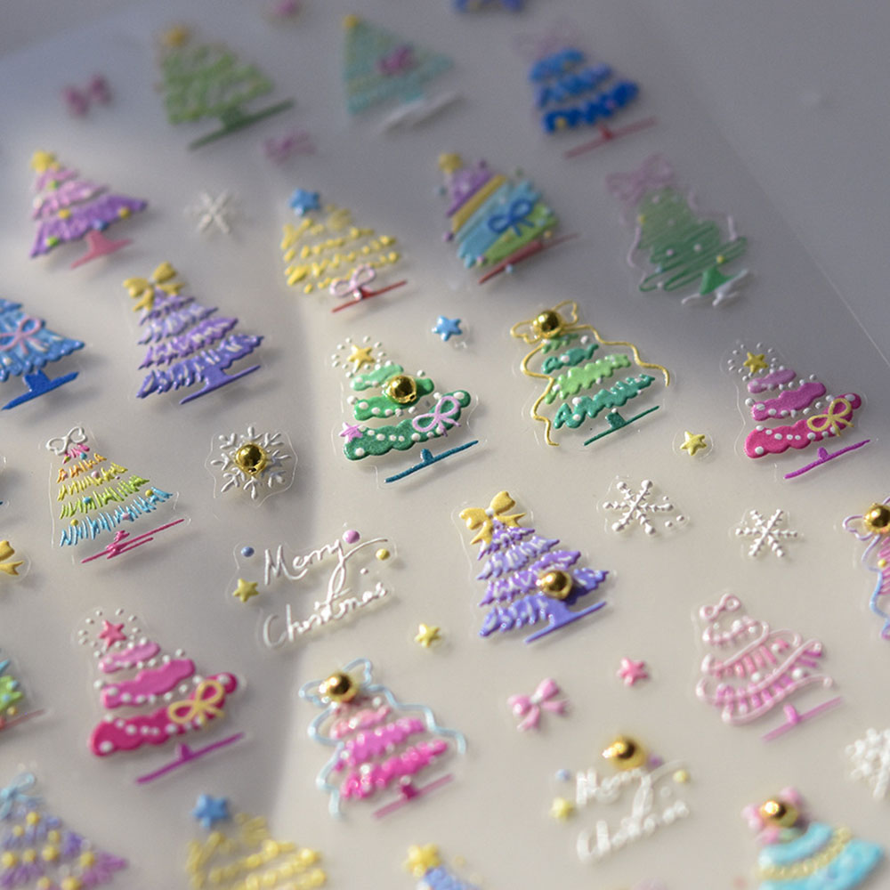 Christmas Nail Art Stickers De - Nail Art Xmas Tree review and price