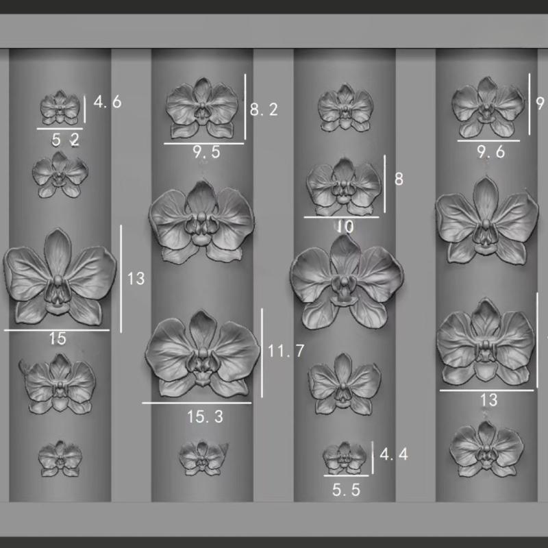 Z. 3D Phalaenopsis Flower Sili - Nail Art Zone review and price