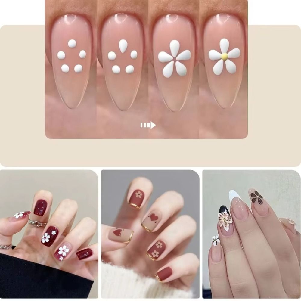 5 Petal Flower Nail Dotting Pe - Nail Art One Stroke review and price