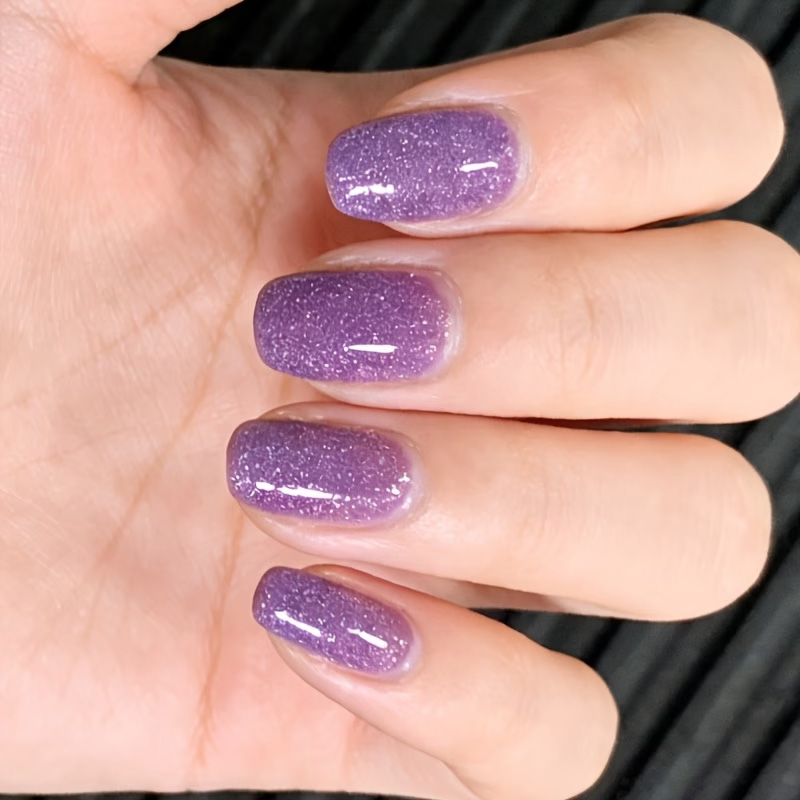 Ice-Clear Grape Purple Crushed - Nail Art Violet review and price