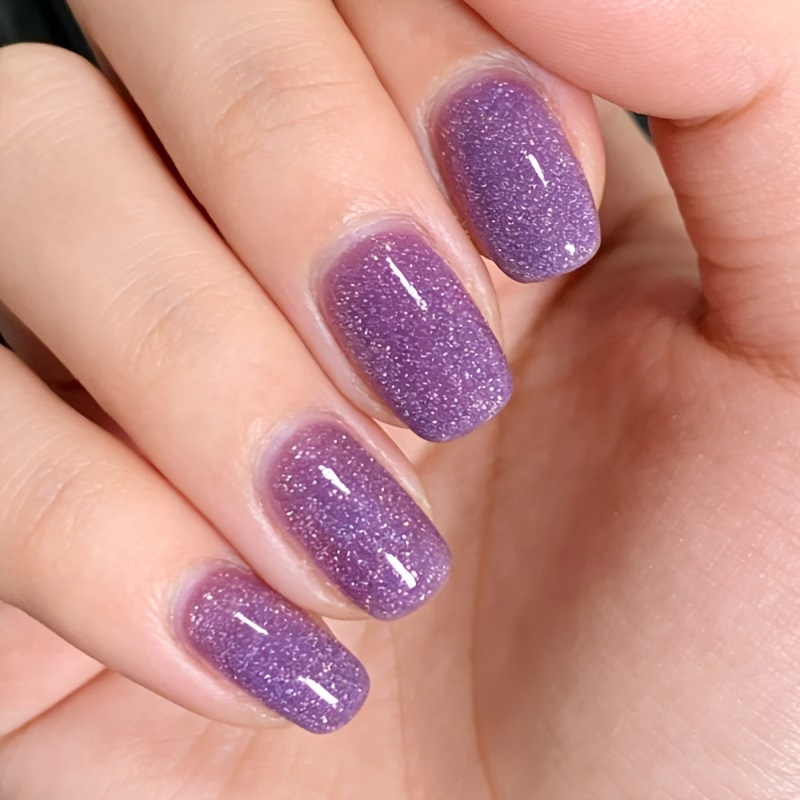 Ice-Clear Grape Purple Crushed - Nail Art Violet review and price