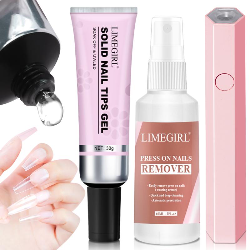 30g Soft Transparent Nail Tips - Nail Art Extension review and price